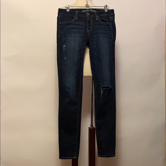 American Eagle Outfitters Denim - AEO Dark Wash Stretchy Jeggings Sz 6 Long